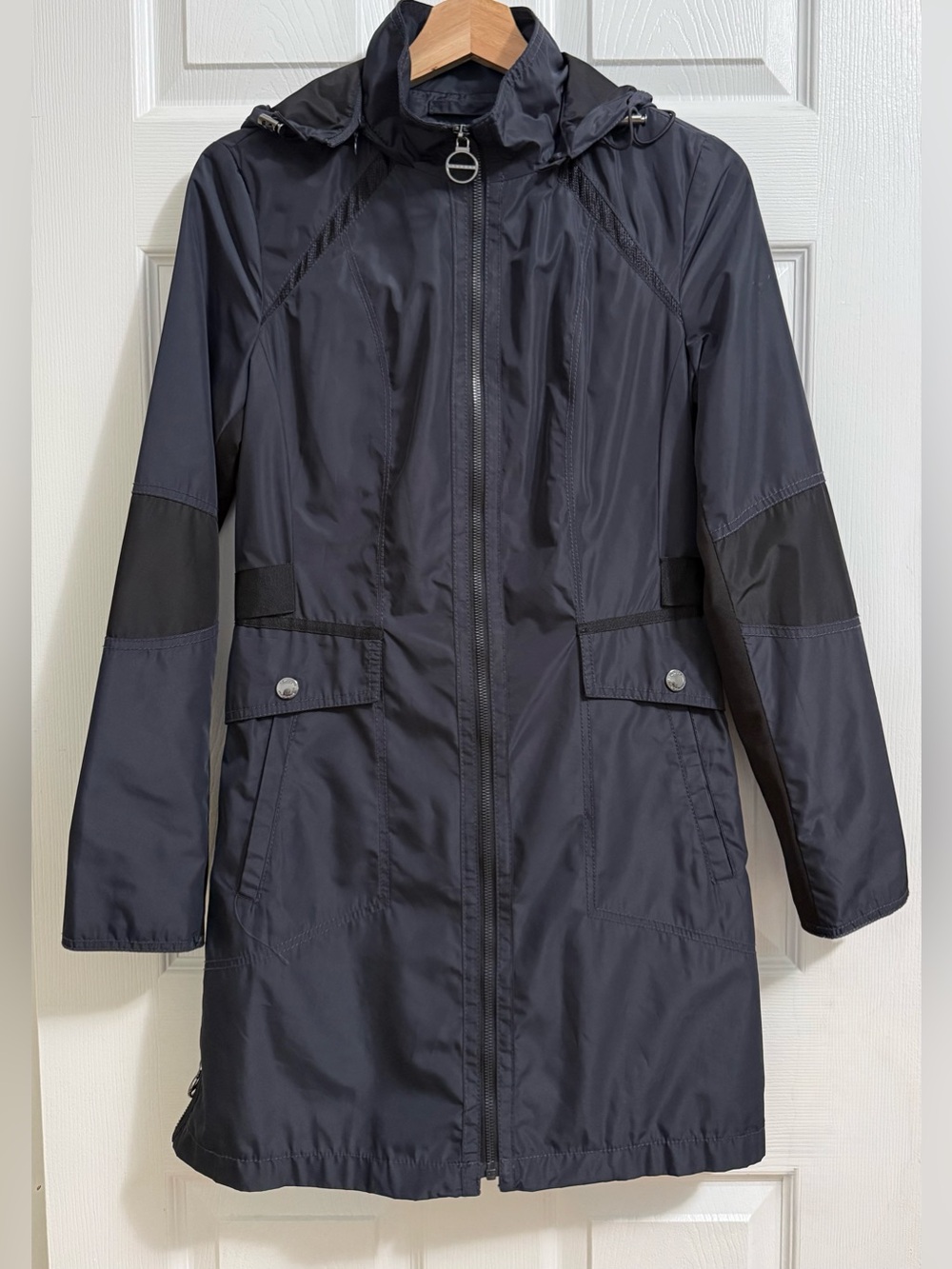 Laundry Black & Navy Anorak Rain Coat